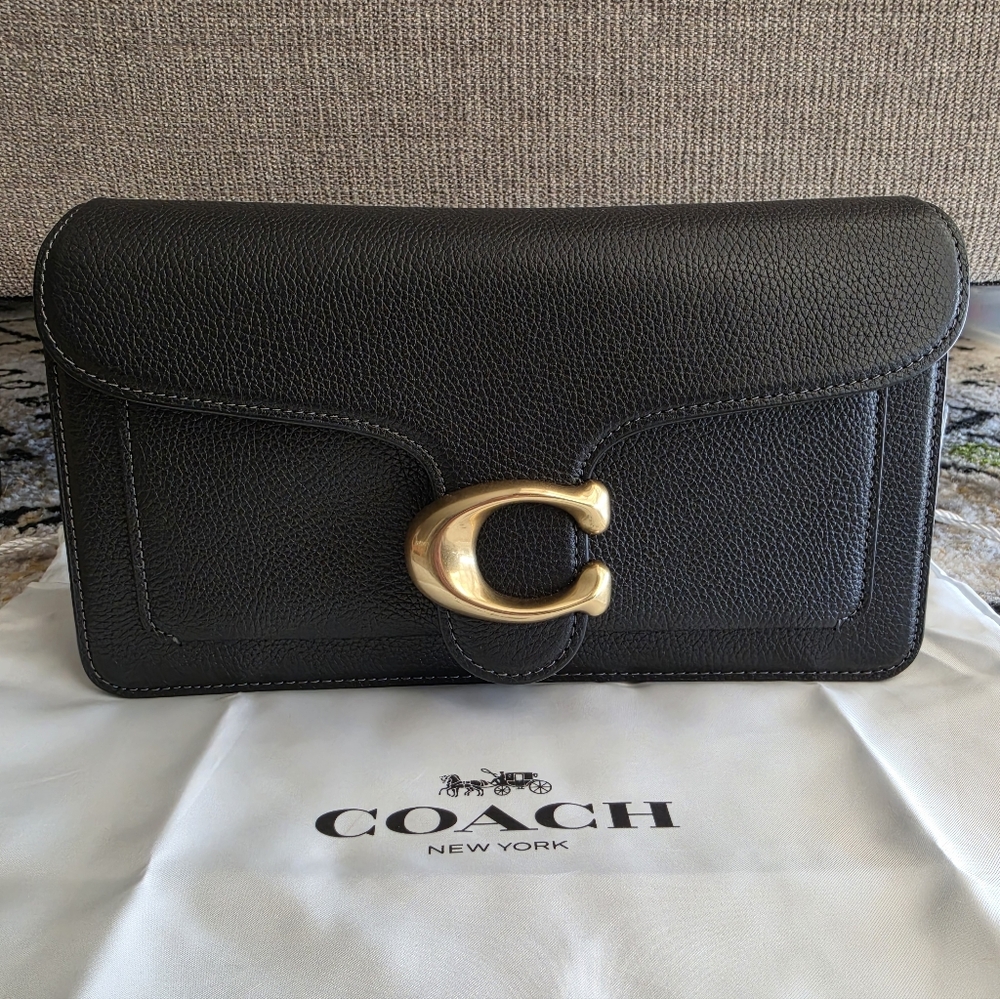 Coach Tabby 26 Black/Gold
